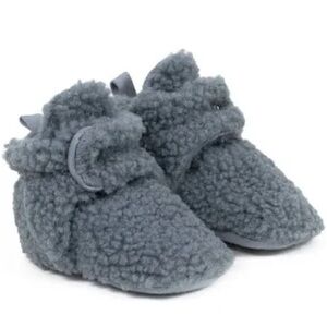 Robeez Cozy Charcoal Kids Booties